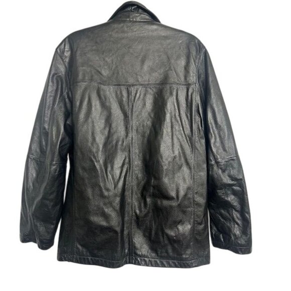 Wilsons Leather Y2K Men Polished Thinsulate Outerwear Quilted Lining Jacket S - Picture 4 of 8